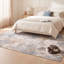 Tapis Dune moderne vieilli uni bleu-gris-beige, lavable en machine, antidérapant, à poils courts, pour intérieur et extérieur, adapté aux animaux domestiques, idéal pour le salon, la chambre, la salle à manger, l'entrée, le corridor ou le bureau.-420505644