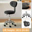  Height Adjustable Swivel Drafting Stool With Backrest Footrest And Thick Cushion, White-587994060
