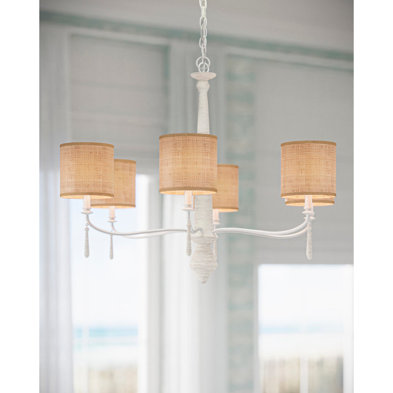 Donnybrook 6 - Light Wrought Iron Chandelier