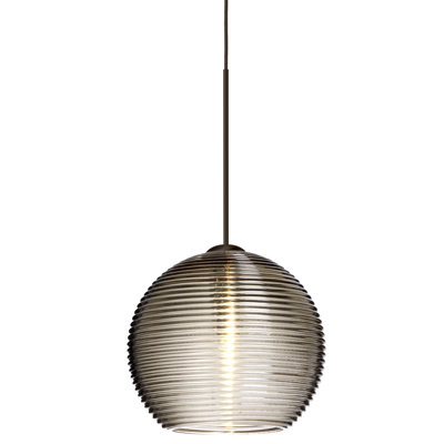 Luminaire suspendu sphère 1 lumière Kristall