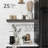 Bathroom Shelves Floating Shelves for Wall Shelf Over Toilet Small Wall Mounted Farmhouse Decor 16 inch Set of 2, Grey-699240707