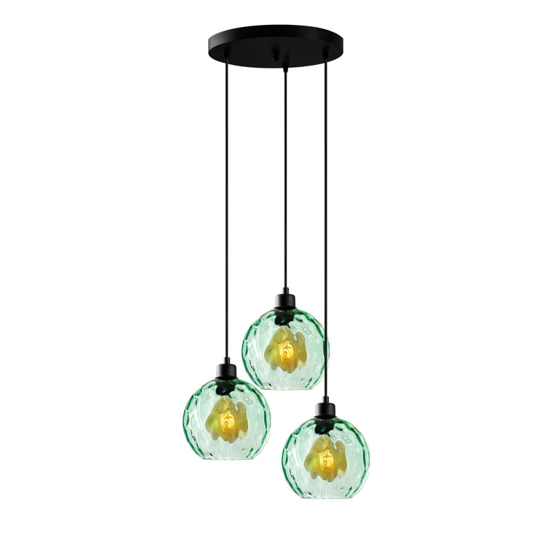 Sheen Chandelier, Green, Black