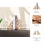 Sagebrook Home's Loa Resin Right Angle Bookends, Set of 2, Ivory and Natural Cozy Design, Made with Durable Resin, Coconut, and MDF