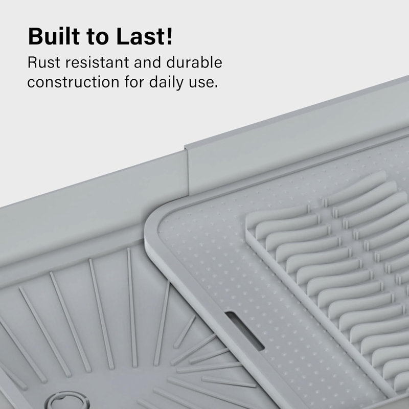 Ambrosina  Plastic Standard Drying Rack, Light Grey