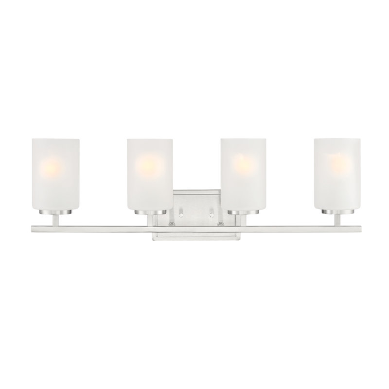 Charvic Dimmable Vanity Light, Brushed Nickel, 4