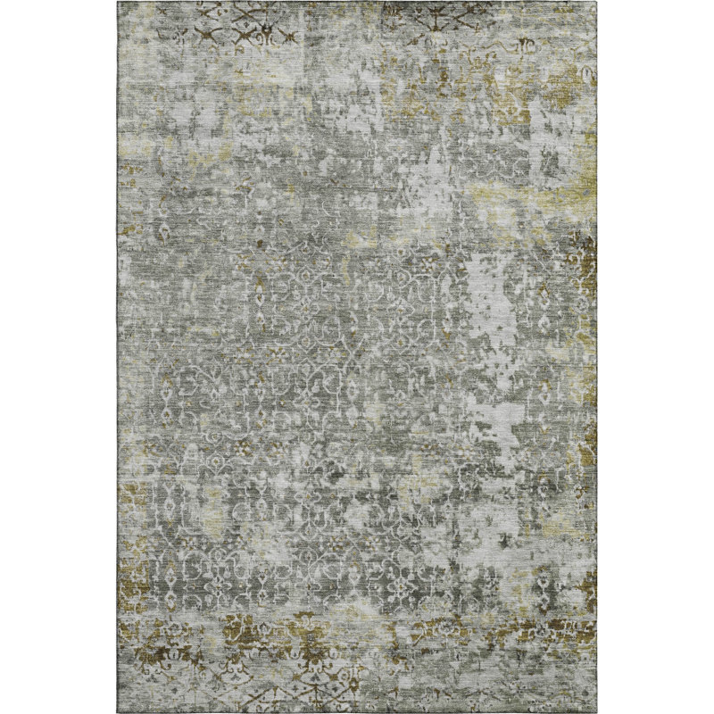 Premium Machine Washable Lubbers AMF1752 Lattice Rug, Rectangle 5' x 7'6"