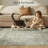 Vintage Tribal Cashmere Washable Green 10X14 Area Rug - Soft Oriental Distressed Design for Living Room, Bedroom, or Study Decor-1023425785