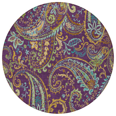 Tapis d'intérieur rond 8 po