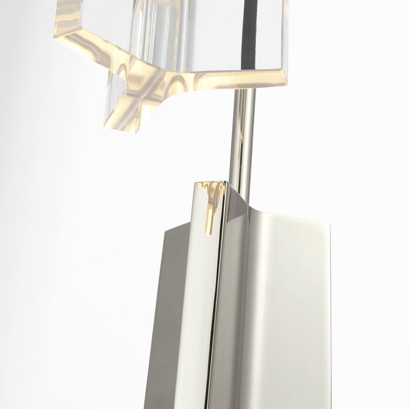 Thomas O'Brien Matcha 3 Light Pendant with Clear Glass, Polished Nickel