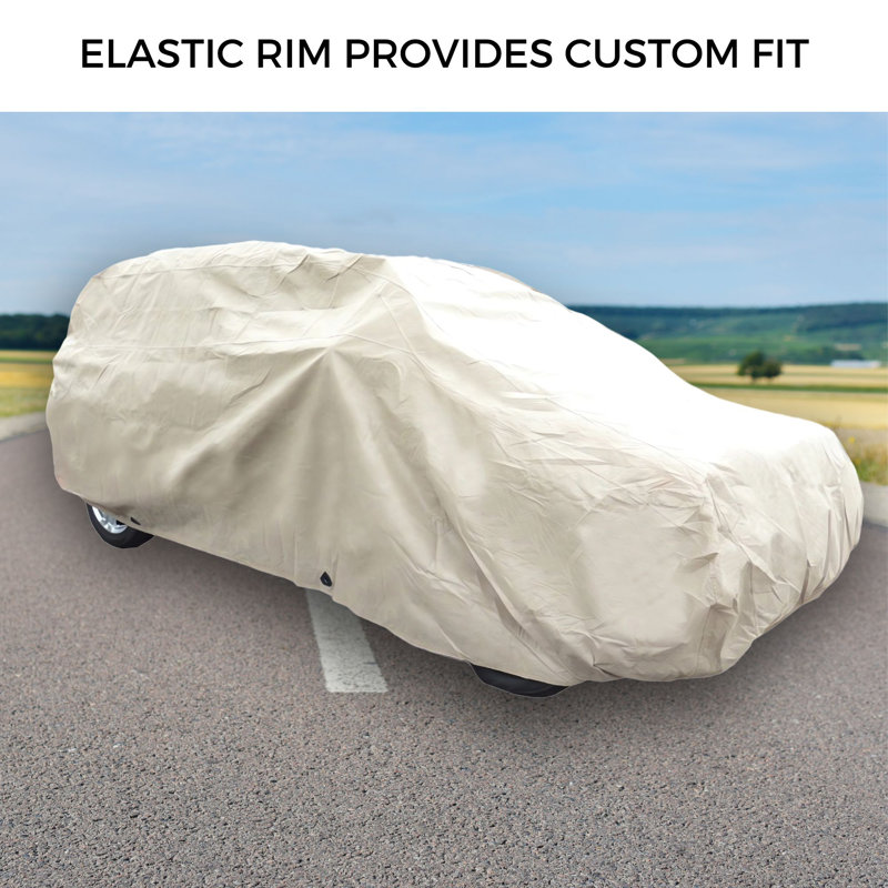 Elastic Automobile Cover By Covered Living, 68" H x 80" W x 200" D