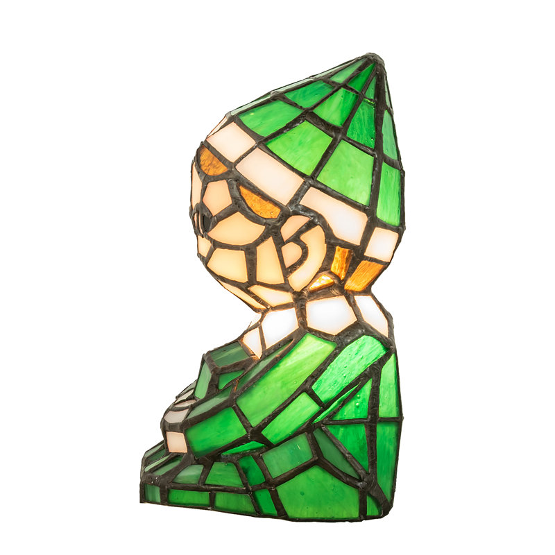 Meyda Tiffany & Stained Glass Table Lamp, Green