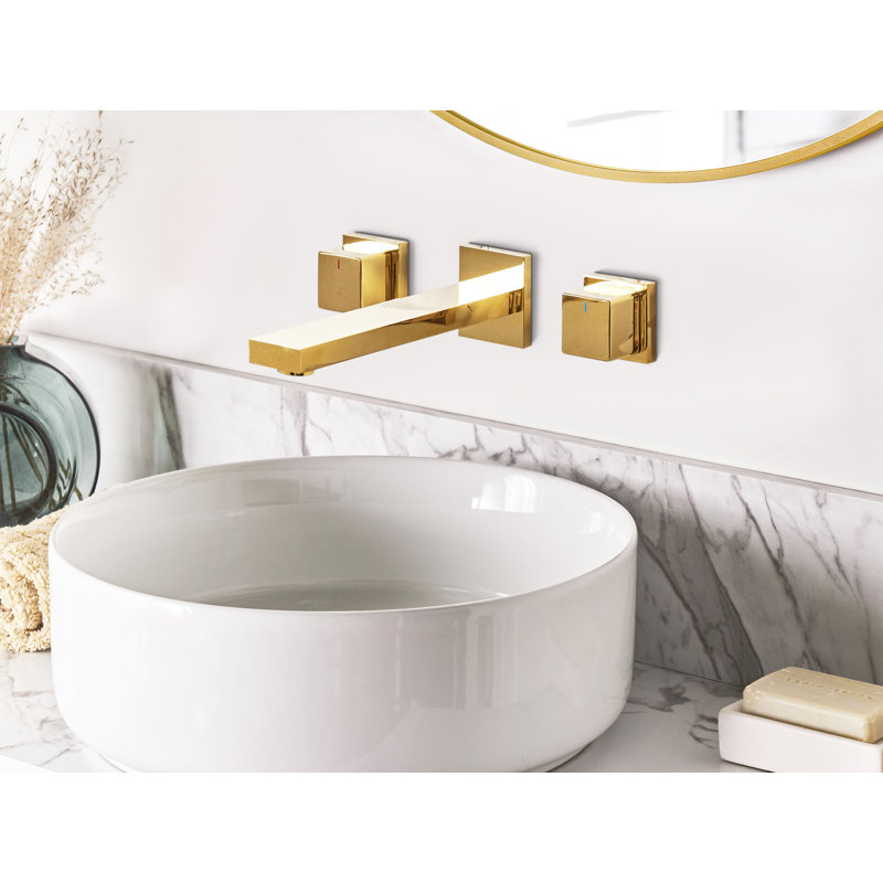Wall Mounted Basin Mixer Tap PAILON, Gold