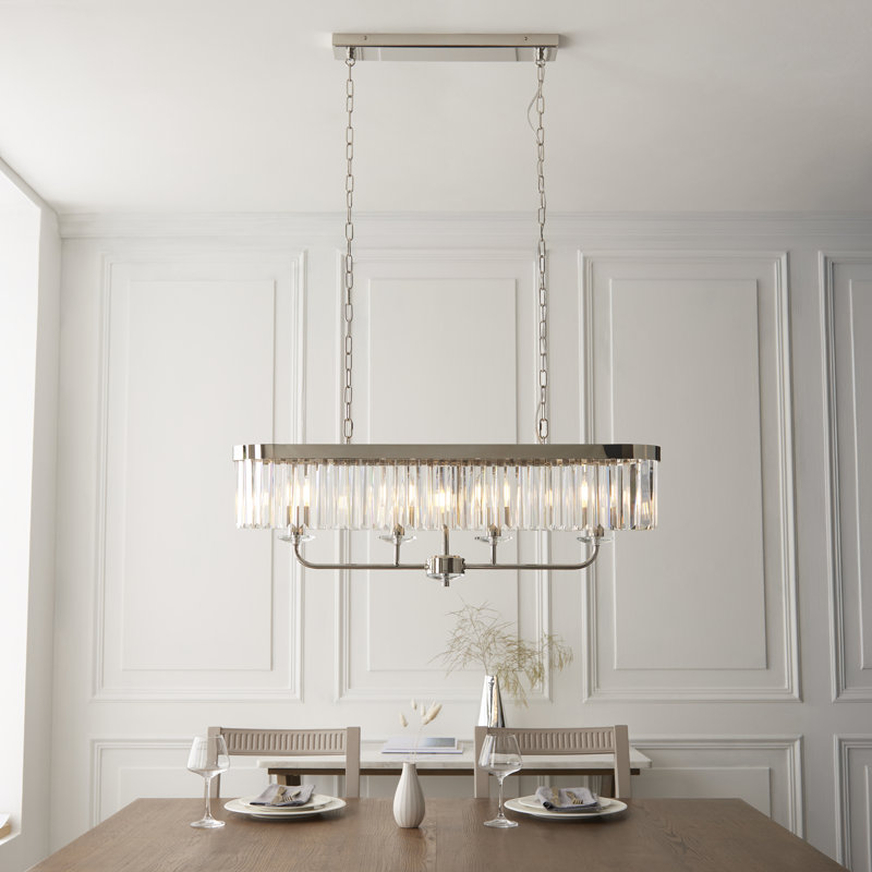 Bothell Avish 4lt Chandelier, Nickel