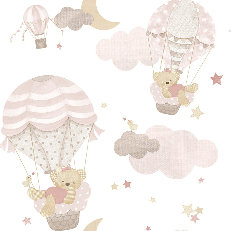 Rouleau de papier peint Little Explorers 2, Rose