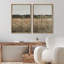 "Wildflower Elegance", fond floral aux tons doux avec charme rustique, art mural moderne, 2 pièces-98109670-98109669