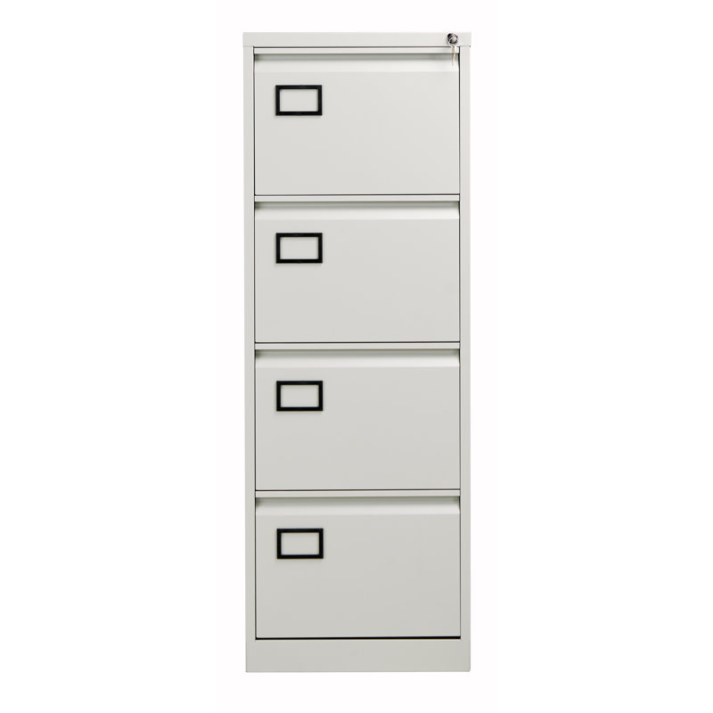 47cm Wide 4 -Drawer Steel File Cabinet, Grey