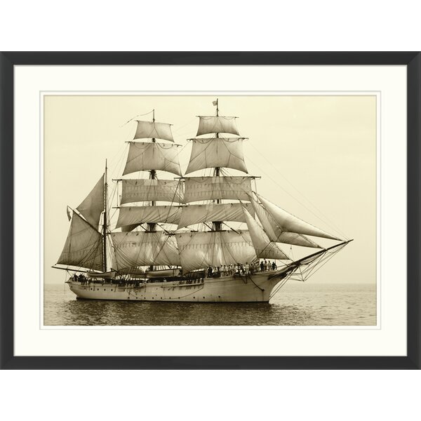 Wendover Art Group Schooner Schooner I Framed On Paper Print - Wayfair ...