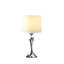 Lampe de table moderne en métal brossé 24,5 po In Bailey-654739474