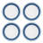 Pfaltzgraff Eclipse 16-Piece Stoneware Dinnerware Set, Service for 4
