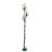 12 Heads Flower Floor Lamp, Lily Of The Valley Green Flower Lamp For Living Room With Flexible Neck For Nook, Bedroom Office, Dorm, Home