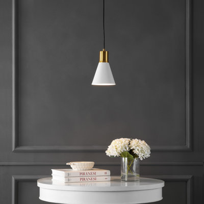 Luminaire suspendu conique à 1 lumière Zurcher