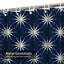 Rideau de douche bleu vif avec 12 crochets-121361936
