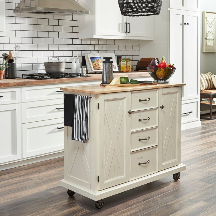 John Boos End-Grain Butcher Block Classic Kitchen Cart