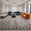Tapis tibétain en soie de bambou en laine tissé à la main 8 pi 8 po x 9 pi 10 po