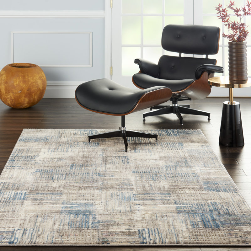 Abstract Area Rug, Rectangle 8' x 10'