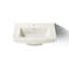 Archer® Vitreous China Rectangular Pedestal Bathroom Sink with Overflow-84407630-75883443
