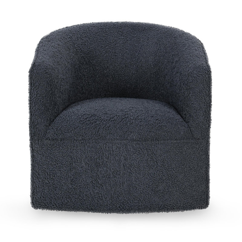 Valencia Swivel Accent Chair, Black