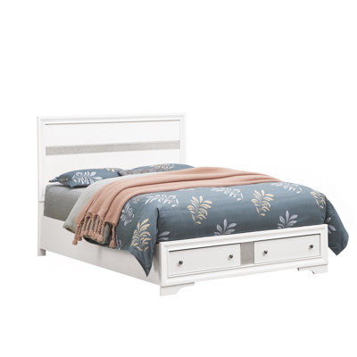 King Bed , White