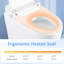 Toilette intelligente avec bidet intégré, conception, siège une pièce, chasse d'eau automatique et ouverture / fermeture automatique, siège chauffant avec température réglable, lavage à l'eau tiède, fonction de télécommande, couvercle de capteur,