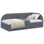  Corner Bed Frame With Headboard Black 80 X 200 Cm Velvet-2137104079-2137104067