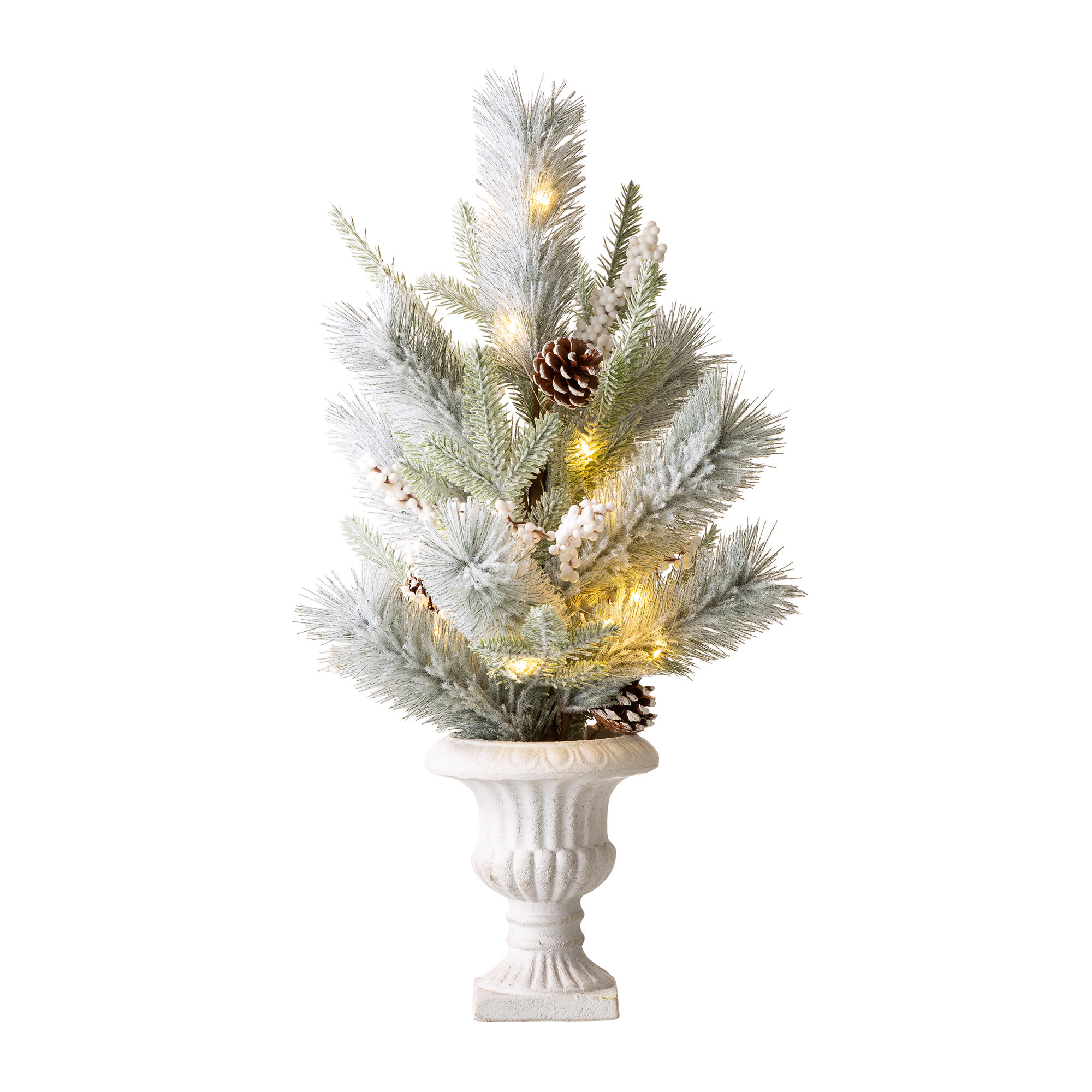 Artificial Decorative Flowers Christmas Tree