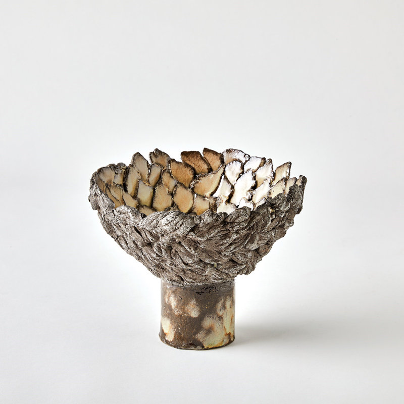 Petaled piédestal compote - naturel