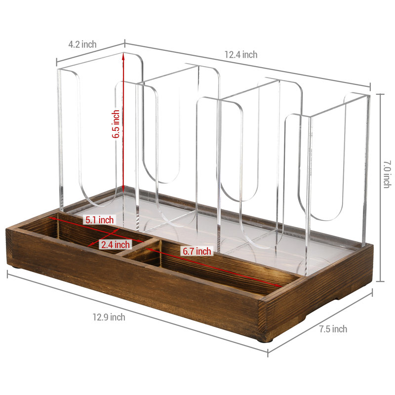 10 Pod Coffee Condiment Storage