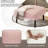 Square Corduroy Footstool With Legs, Soft Padded , Comfort For Bedroom Corner, Thick Foam Filling, Elegant And , Stable Non - Slip Base, Multiple Applications Small Footstool, In Entry Hall, High-1205089084