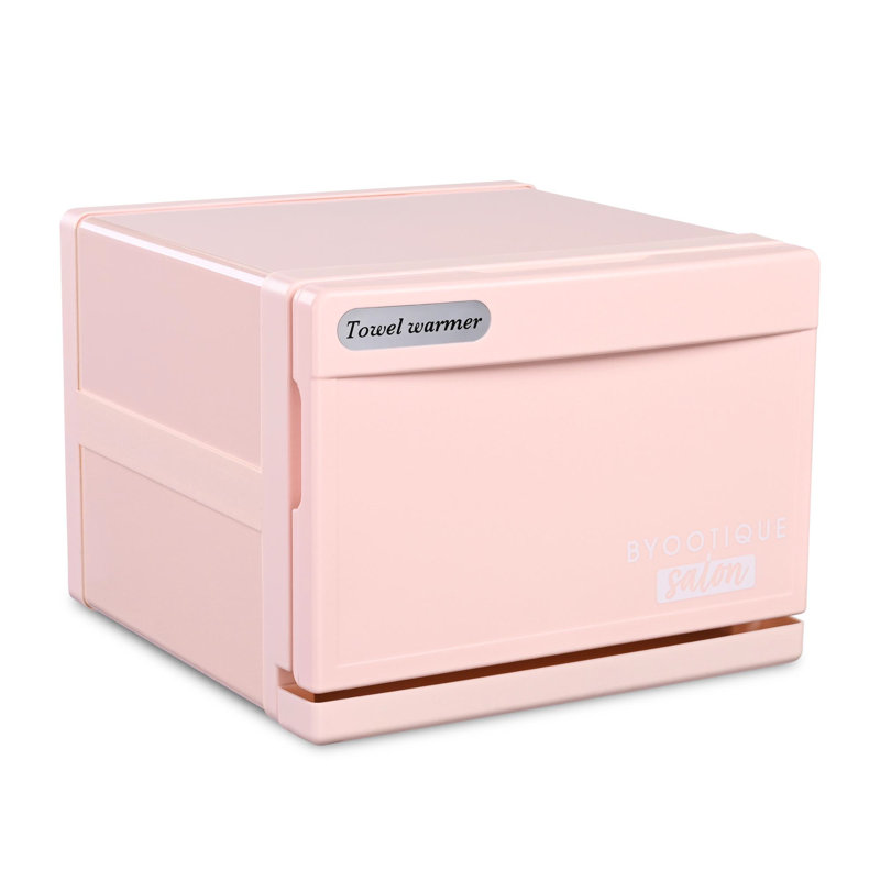 Chauffe-serviettes Byootique 8L rose Chauffe-serviettes 2 en 1 compact