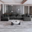 Canapé modulaire rembourré 6 pièces Nikodemos-730843352