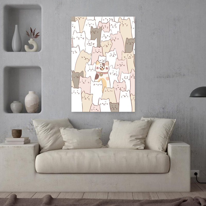 Art contemporain contemporain abstrait, H 36 po x l 24 po
