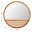 Miroir mural en bois massif Karima-520754245