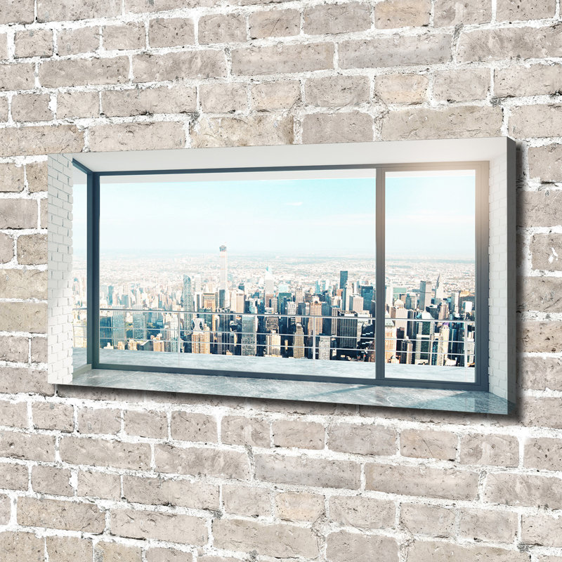 View Of The City - Wrapped Canvas Print
