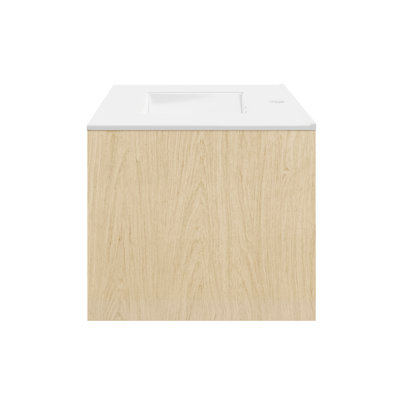 Meuble-lavabo en bois naturel 36 po Elyra