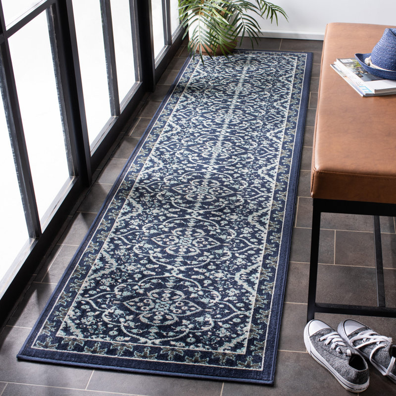 Griffeth Performance Oriental Indoor/Outdoor Area Rug, Runner 2'3" x 8'