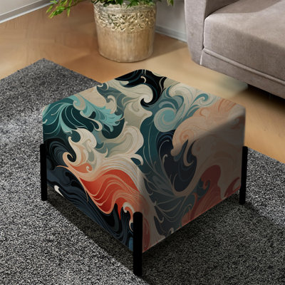 Essence de calligraphie - repose-pieds carré oriental