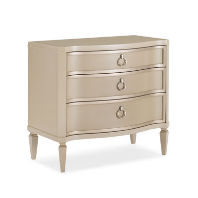 Caracole Classic 32'' W Solid Wood Nightstand