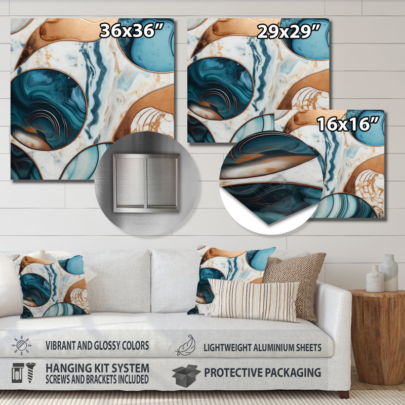 Décoration murale Kanal, H 16 po x l 16 po x P 1 po