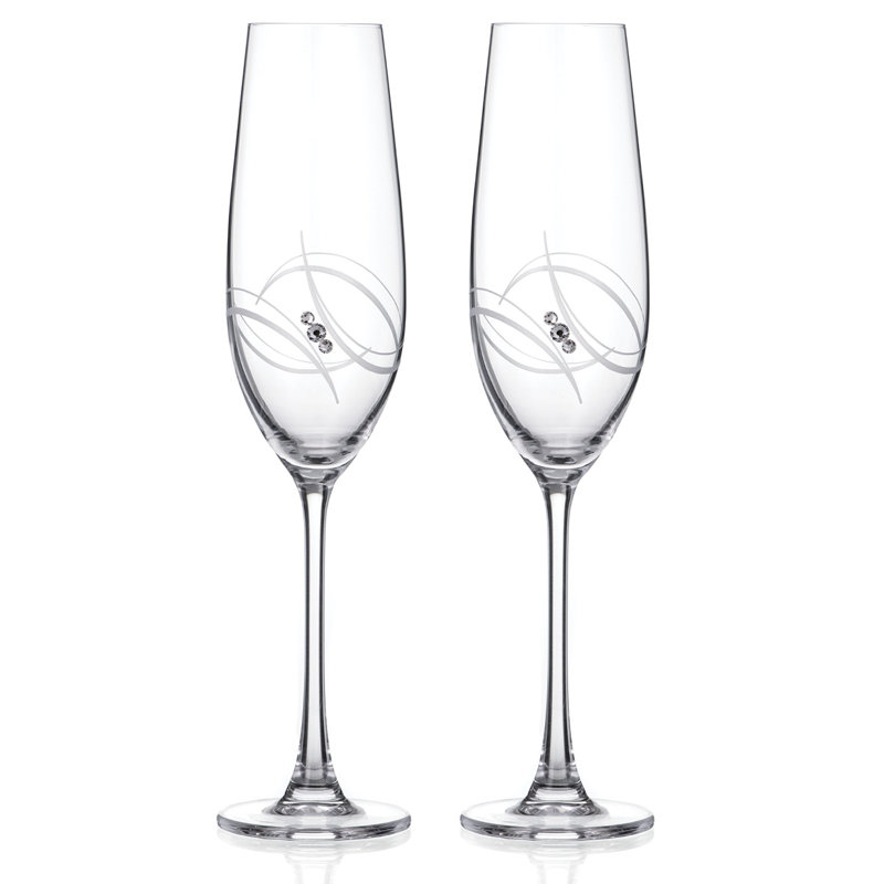 Atlantis 260ml Crystal Flute Set