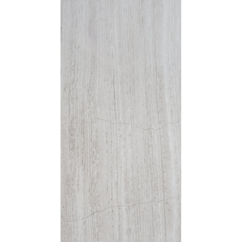 Carreau de marbre blanc en bois poli